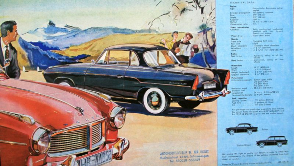 Goliath Hansa 1100 Coupe Modelprogram 1957 Carbrochure (10019)